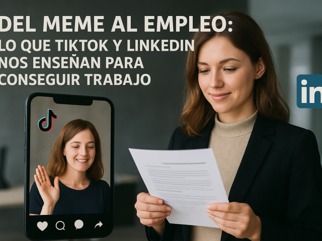 Del meme al empleo: lo que TikTok y LinkedIn nos enseñan para conseguir trabajo